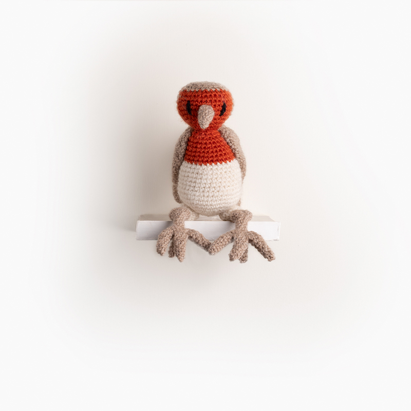 robin bird crochet amigurumi project pattern kerry lord Edward's menagerie